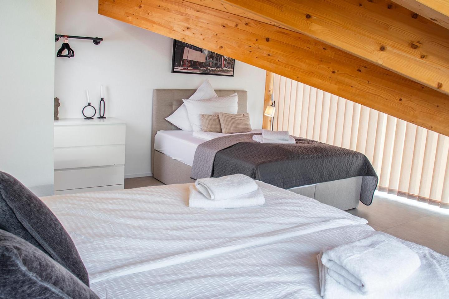 ※Luxus Loft Mit Boxspringbetten Und Heimkino ※ Inzlingen Luaran gambar